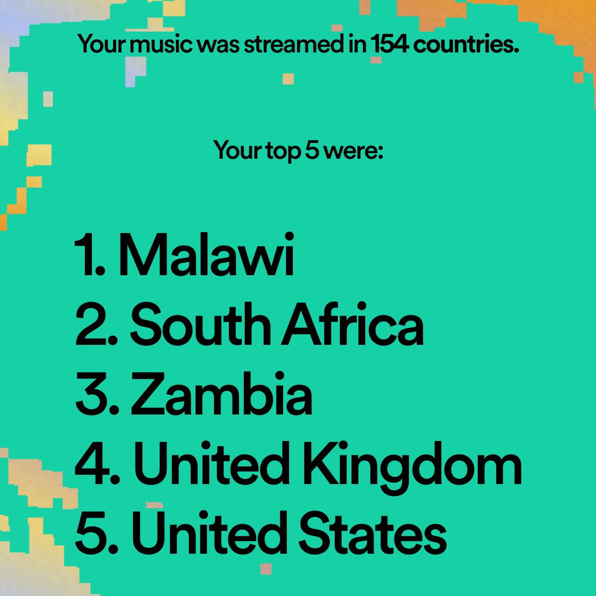 It’s never been easy to sell Hiphop in Malawi | grateful to be the most streamed hiphop artist in Malawi on Spotify currently. Much love y’all 🙏🏾