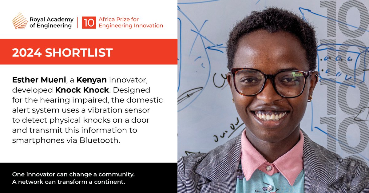 I am happy to announce that @Knockknockke has been shortlisted to the @RAEngGlobal #Africaprize 🎉🎉🎉🎊 @Mwaniki_Ngatia @brian_olasya