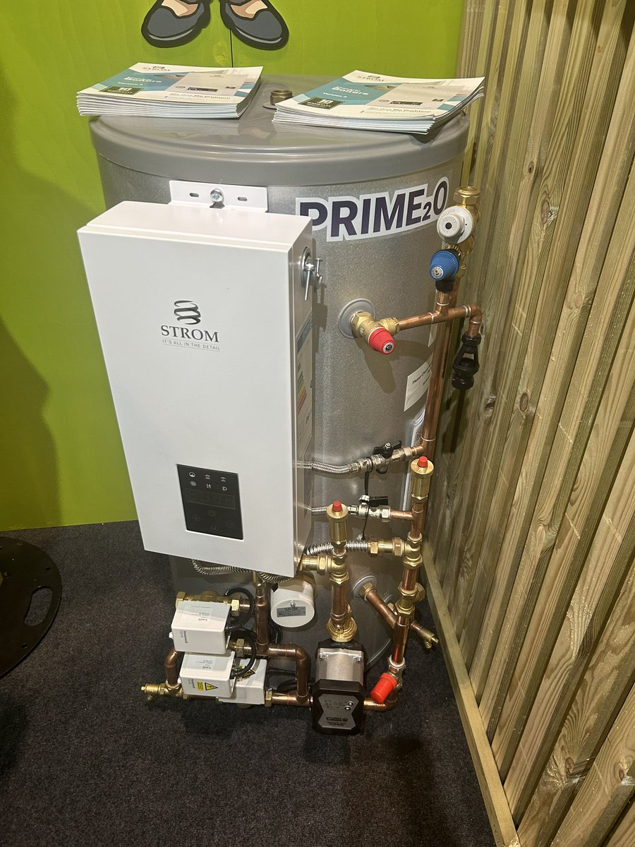 EVwarehousecom's tweet photo. Come and see our eco system. #londonevshow23 battery storage to EV charger and electric boiler. #plugstrean https://t.co/rwi8N1YHkv