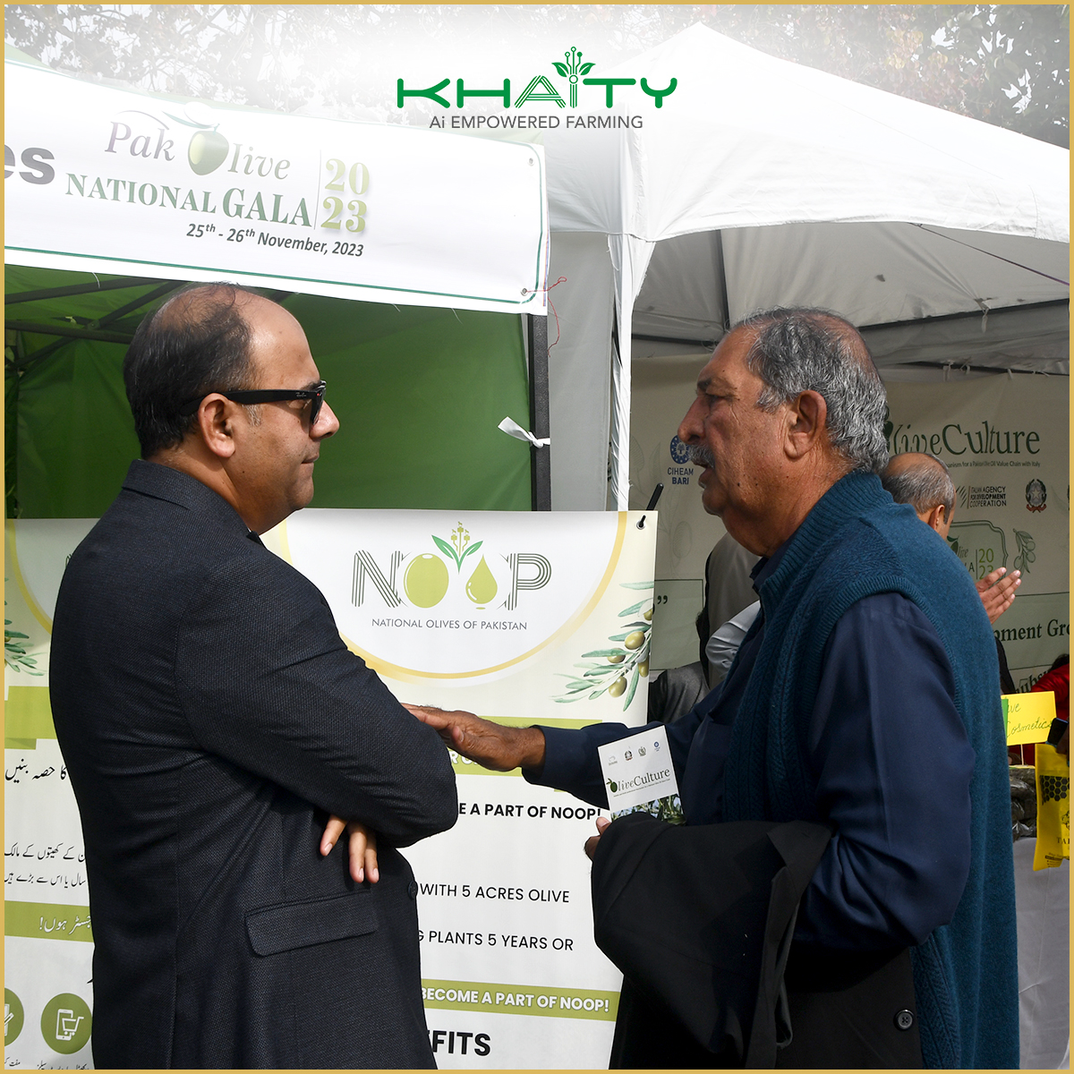 KhaityTech's tweet photo. We engaged in insightful discussions, demonstrating how Khaity's technology can revolutionize the agricultural landscape of Pakistan. The interactions with farmers and stakeholders also illuminated Khaity's services that streamline processes &amp; enhance productivity.
@iocolivenews https://t.co/cxGFQmPlPd