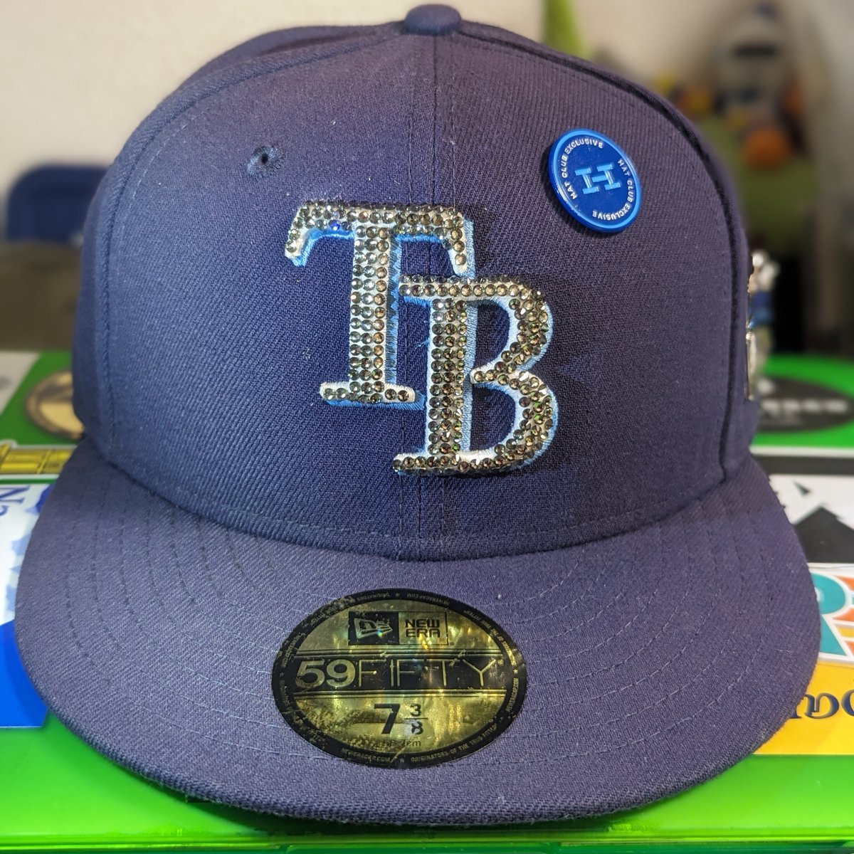 travel_akikazoo's tweet image. 完成しました🧢想像を超えてブリンブリンになってしまいましたが…

NEWERA 59FIFTY Tampabay Rays
swarovski customize
Newera Flag logo Pins

#沼ERA部
#NUMaera
#Pindejos
#カスタムNEWERA
#ニューエラ　
#59FIFTY
#Swarovski
#クリスマス
#ブラックダイアモンド
#Pins
#スワロフスキー