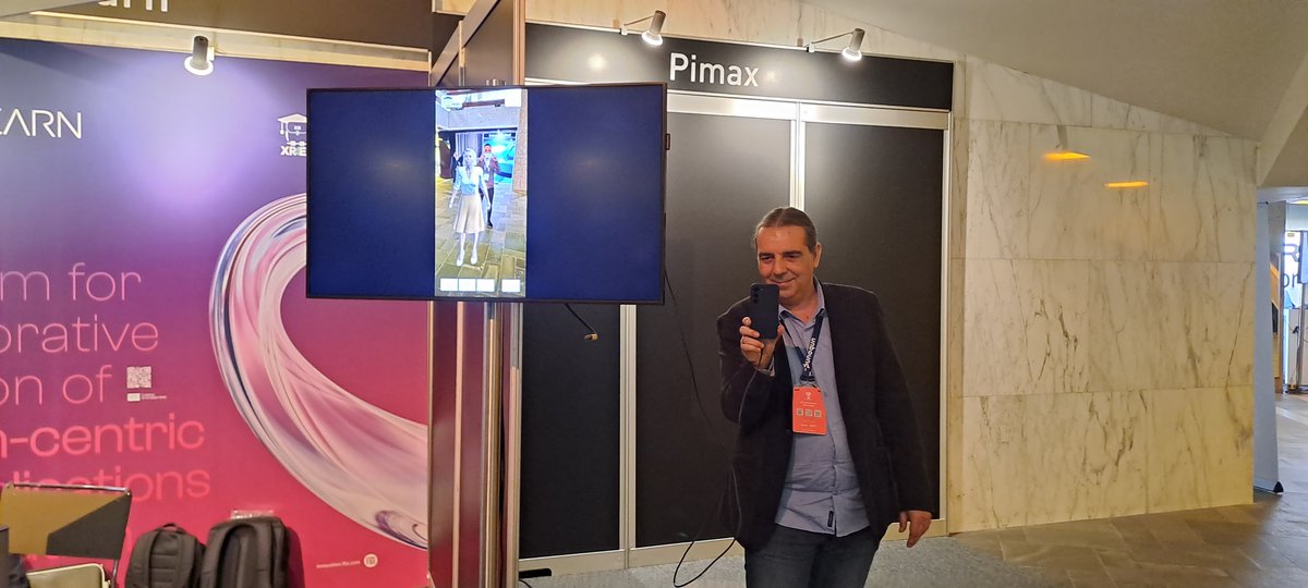 Are you at #immersivetechweek 2023?
 
📍 XR4ED is at booths 18 and 19!
 
 👓 Presenting our innovative demos and solutions together with other cutting-edge #XR projects: @sermas_eu @VOXReality_eu  @xr2learn_eu, and @CORTEX2EU.
 
🤝 Come meet the team!
 
 xr4ed.eu