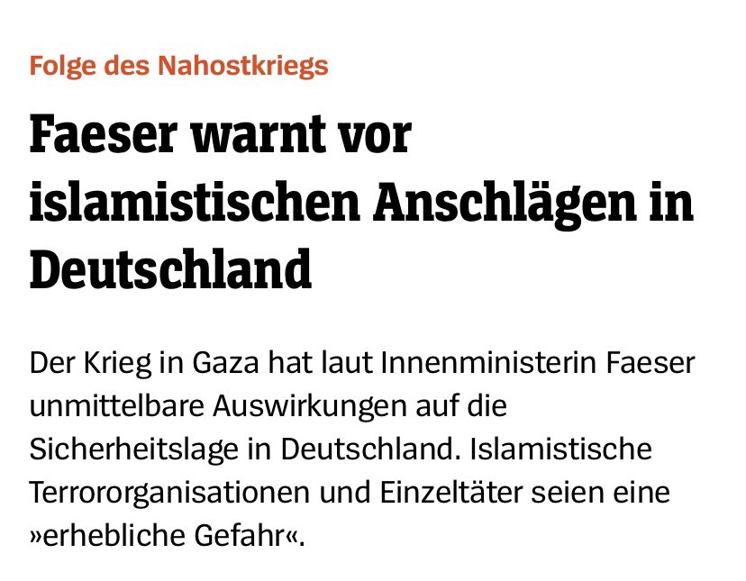 Und wer hat diese erhebliche Gefahr reingelassen, <a href="/NancyFaeser/">Nancy Faeser</a>?