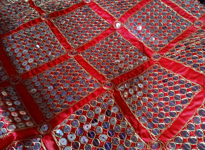 Orange Sequins work Fabric 

etsy.com/in-en/listing/…

#sequinsfabric #fabric #diycraft #Christmas