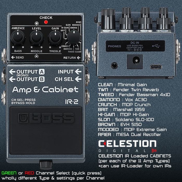 x_pedal's tweet photo. Boss delivers a beautifully simplified but still incredibly potent Amp & Cab Sim via its Compact IR-2 Amp & Cabinet pedal - https://t.co/HNPkaP6ap0 @bossinfoglobal #bosspedals #bossir2 #bossir2ampandcabinet #bossir2amp&cabinet #cabsim #irloader #ampandcabsimulator #preamppedal https://t.co/ehIP2sehW8