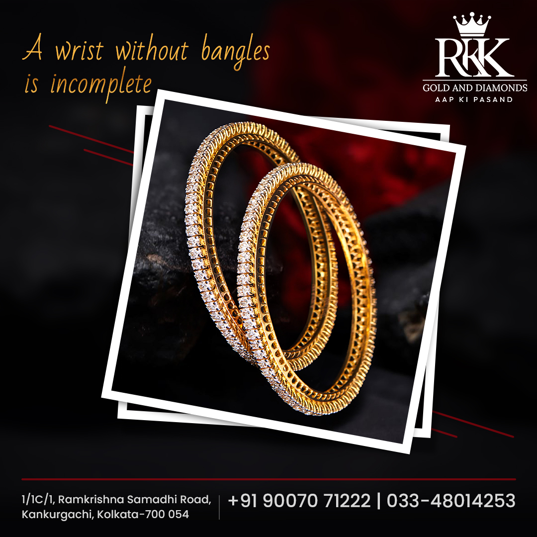 RkkGold's tweet image. Elevate your style with exquisite diamond bangles from RKK Gold and Diamonds. Indulge in the timeless elegance of our collection, meticulously crafted to perfection.

#rkkgoldanddiamonds #aapkipasand #diamondbangles #bangles #jewellery #necklace #fashion #bridaljewellery