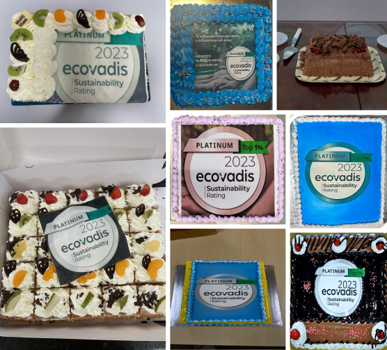 WeenerPlastics's tweet photo. 🎉🌟 Time to celebrate our #EcoVadis Platinum recognition! 

WP facilities around the world organized cakes and ice creams to thank our dedicated employees for their contribution to #sustainability and #CSR .

Let’s make a positive impact together! 💪🌍🙏 https://t.co/UFUhttGRzZ