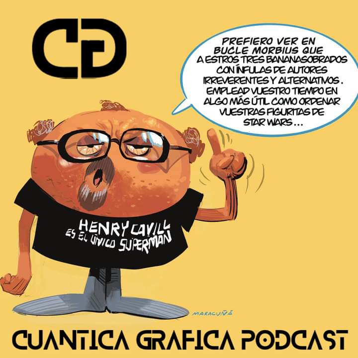CuanticaGrafica's tweet photo. En CGPodcast 11 - De Águilas al cielo...
¡Nos visita la Patrulla Águilas!: @lajarinez, @D_Marconauta y @LagartoMurciano Esta es la psicotrópica experiencia #Huertworld👉 https://t.co/cUYRAOE4MJ
#CuanticaGraficaPodcast #GGPodcast
#Bananapool #Yayamama #Afroyaya #AvengersTwilight https://t.co/beKPvbB4eD