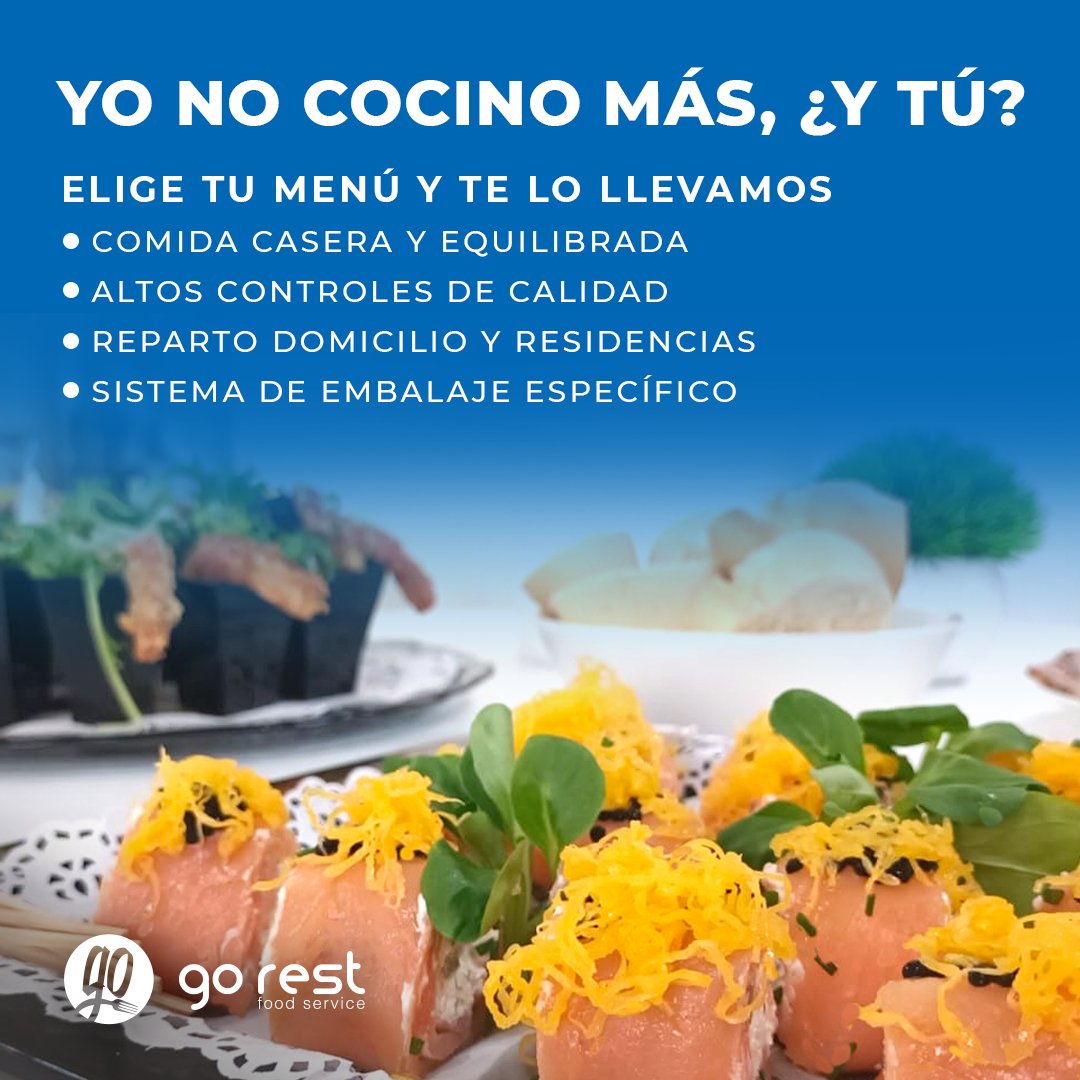 GoRest6's tweet image. En Go Rest siempre tenemos los fogones a punto
Contamos con menús para todos los gustos y te lo llevamos dónde nos pidas.
Si necesitas un servicio de catering o envío a domicilio, contáctanos.
☎️ 951 386 710
#GoRest #Food #RepartoDiario #ServicioCatering #ServicioDomicilio
