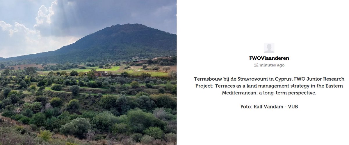 Over de grenzen met onze #aftelkalender vandaag: Foto van @ralf_vandam @VUBrussel over terrasbouw in Cyprus fwo.be/nl/onderzoeker…
