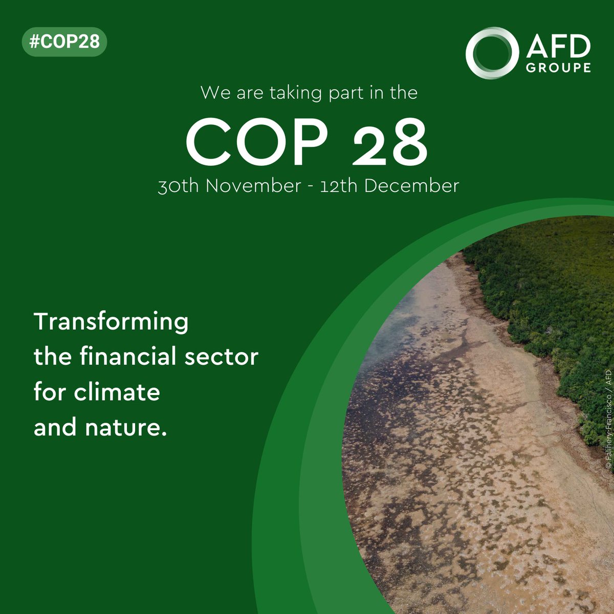 📌 Today is the launch of #COP28! 🎯 Our aim: to redirect financial flows towards sustainable development. 🤔 How: by accompanying countries and our partners to achieve the goals of the Paris Agreement. @MBordlaurans @Proparco @ExpertiseFrance