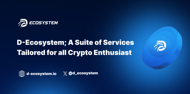 vespel_nub's tweet photo. D-Ecosystem extends beyond its visionary tokens, offering a suite of services tailored to the modern crypto userβs demands. π₯π₯
#D_Wallet offers an impenetrable fortress for asset management, while #D_NFT paves the way for verifiable digital collectible exchanges. π
Moreover, #D_Swap delivers an unmediated and trust-centric trading experience. π°π
#D_Ecosystem #DeFi #RWAs