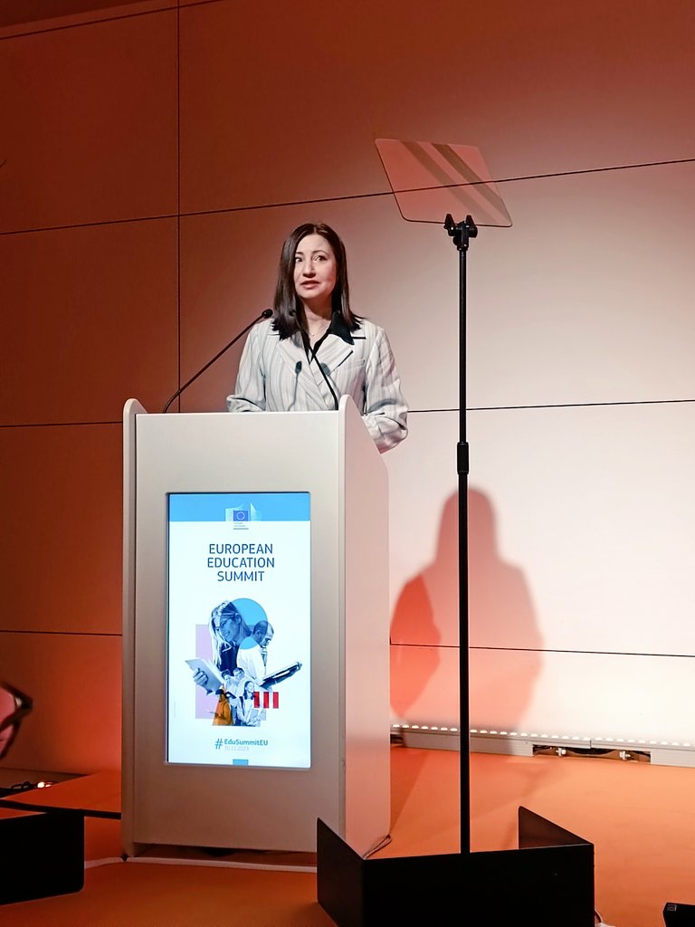 EAEA2020's tweet photo. "We want to strengthen #learningmobility also in non-formal #adulteducation," says Commissioner @Ili_Ivanova at the opening of the European #EduSummitEU. https://t.co/xMTWlFFUlK