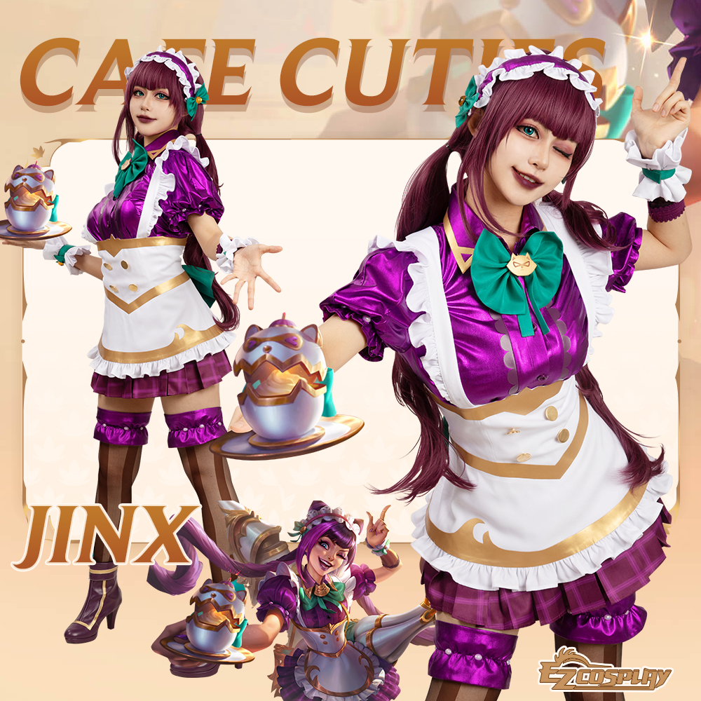 ezcosplay_com's tweet photo. Cafe Cuties Jinx🧁☕😉

☕#CafeCutiesJinx：ELOL104GXY
💜Wig: EWIG1846GXY
👞Shoes: CSSS1034GXY
🛒🔗 https://t.co/PMr3y3Gtby
❣️Code: TT15 - 15%OFF sidewide
#LeagueofLegends #lol #lolcosplay #LeagueofLegendsKaisa #jinxcosplay #cafecuties #cosplaygirl #lolskin #cosplay #ezcosplay https://t.co/EYOIdQcljN