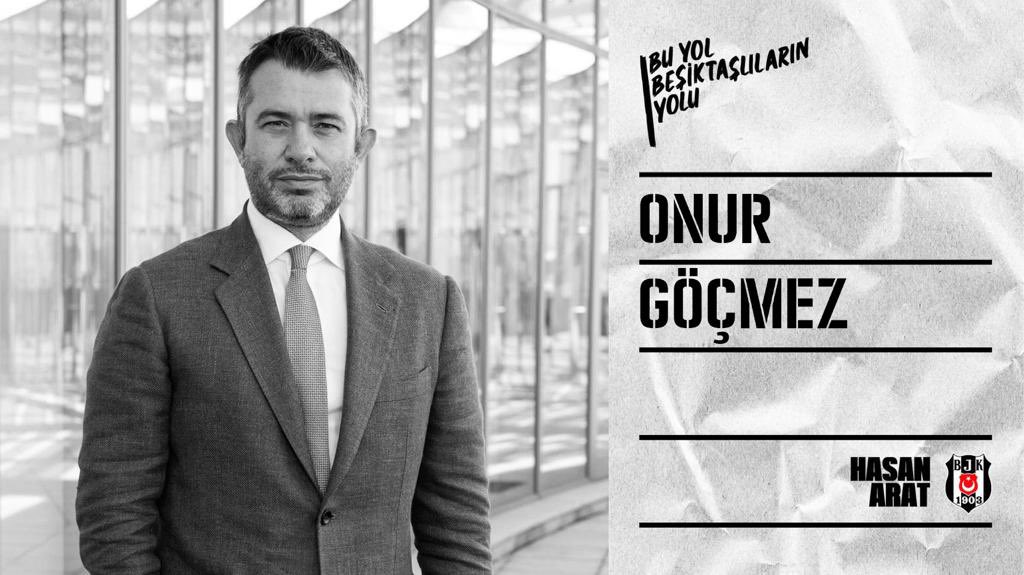 Hasan_Arat's tweet photo. Değerli Beşiktaşlılar,

Yönetimimizde yer alacak bir ismi sizlere yakından tanıtmak istiyorum:

ONUR GÖÇMEZ
ARKAS HOLDİNG LOJİSTİK GRUBU BŞK.

Futbolda ve sporun farklı alanlarında çok değerli tecrübelere ve uzmanlığa sahip olan Onur Göçmez, çocukluğundan beri sıkı bir Beşiktaşlı. İş hayatında aldığı sorumlulukların yanı sıra Türk futboluna da çeşitli mevkilerde sunduğu hizmetler ve elde ettiği tecrübelerle yönetimimizde önemli görevler üstlenecek.

Beşiktaşımız için çıktığı bu yolda kendisine başarılar diliyorum.

Onur Göçmez kimdir?

İlk, orta ve lise öğrenimini Bandırma’da tamamlayan Onur Göçmez, İstanbul Üniversitesi İktisat Fakültesi Kamu Yönetimi bölümünden mezun oldu. Lojistik sektöründe birçok önemli görevde bulunan Onur Göçmez, Arkas Holding Lojistik Grubu Başkanlığı görevine devam ediyor.

Bandırmaspor Onursal Başkanı olan Göçmez; sportif direktör, asbaşkan ve başkan olarak çeşitli görevlerde bulundu. Bir dönem TFF 1. Lig Kulüpler Birliği Başkanlığı görevini yürüttü. Göçmez, görev süresi içinde stratejik futbol yönetimi, tesisleşme, kurumsallaşma gibi önemli çalışmalarda bulundu. Çocukluk yıllarından bu yana siyah-beyaz renklere bağlı olan Göçmez, 2017 yılından bu yana Beşiktaş Jimnastik Kulübü kongre üyesi.

Onur Göçmez evli ve üç çocuk sahibi.