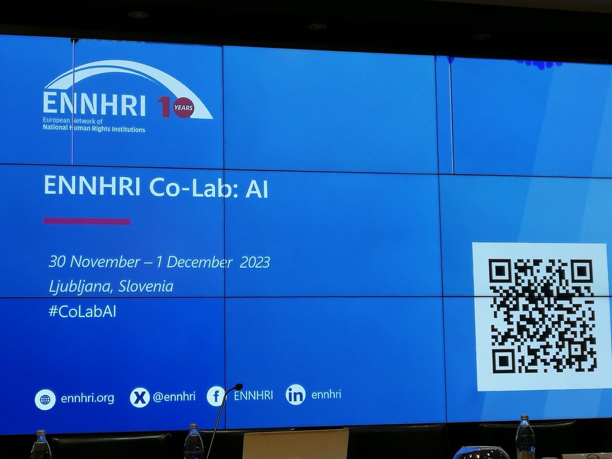MentalHealthEur's tweet image. Our Policy &amp;amp; Knowledge Officer Francesca Centola is at the ENNHRI’s #CoLabAI event in Slovenia. 💻

💬 “The flood of new digital tools for #mentalhealth assessment, support, prevention, and care has been extraordinary.”

Looking forward to these two days to discuss #humanrights…