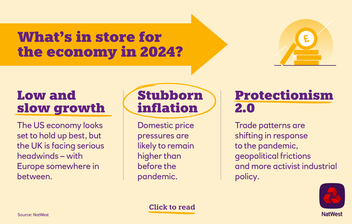 NatWestBusiness's tweet photo. The 2020s had anything but a roaring start, with a pandemic and lockdowns inflicting damage on economies around the world. We look at what that means for the global economy and the nature of global trade over the coming years. https://t.co/9kAp0TjaXw #annualoutlook #yearahead https://t.co/WEIuYrZ812