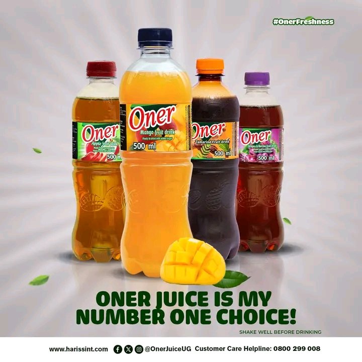 Amosiwise's tweet photo. Fuel your Thursday with the freshness of @OnerJuiceUg by Riham Beverages! Packed with vitamins and flavor, it's the perfect way to kickstart your day. Join the #OnerFreshness movement and make every moment deliciously wholesome! #OnerJuice #ThursdayFuel #HealthyLiving https://t.co/PYC9SF4IhJ