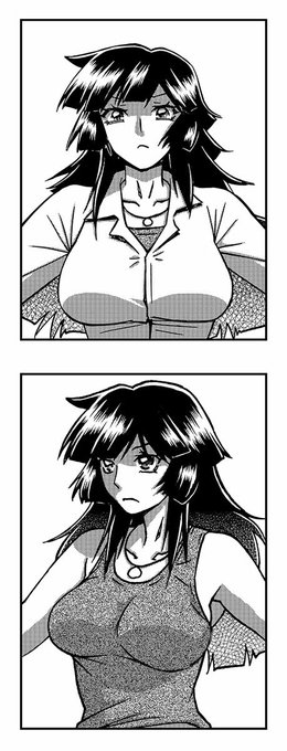 今回短編「一夜の夢」のモブだった「美穂」です。
コマの中のパネルとして描きましたが
見切れてしまっていましたので… 