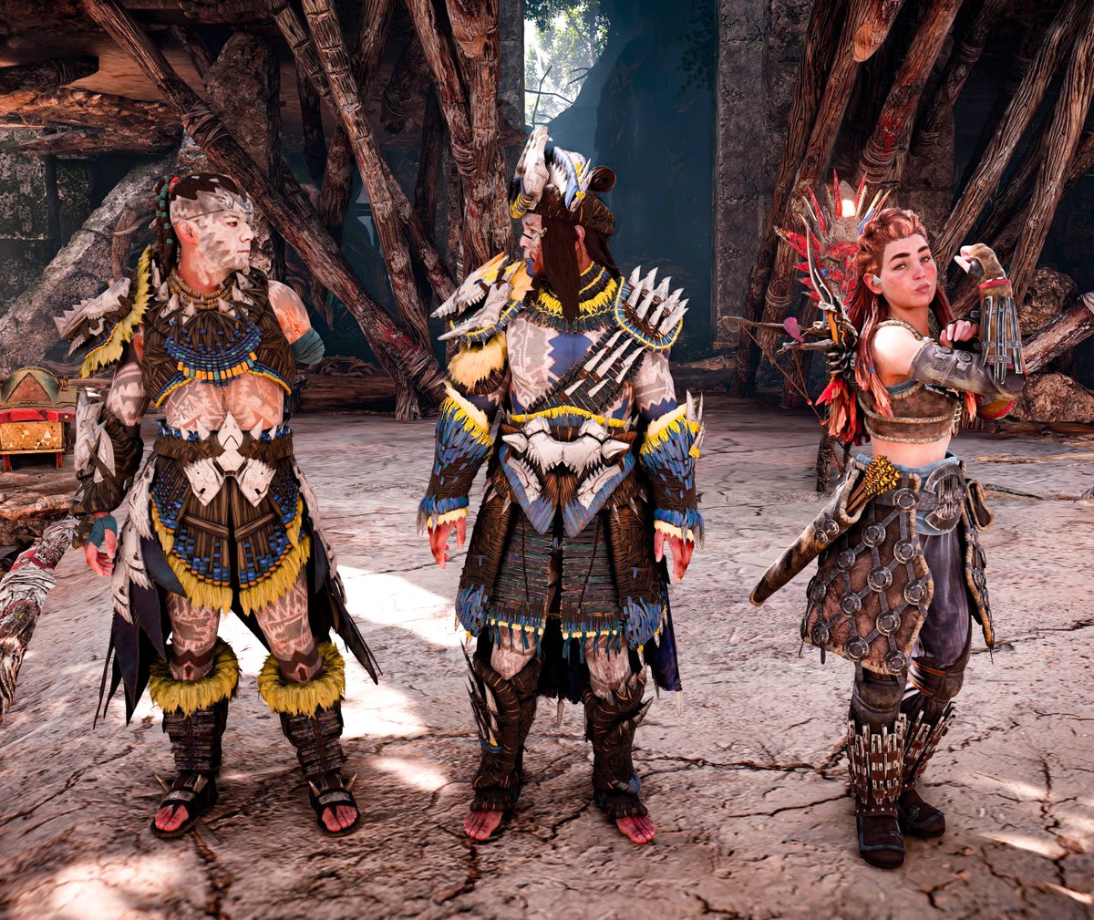 Stef_writes's tweet photo. "She looks capable, Marshal."
"She is, Chief."
#Aloy #Kotallo #Hekarro #WingsOfTheTenThursday #HorizonForbiddenWest #ILoveDorkyAloy https://t.co/mYK8R2ulyR