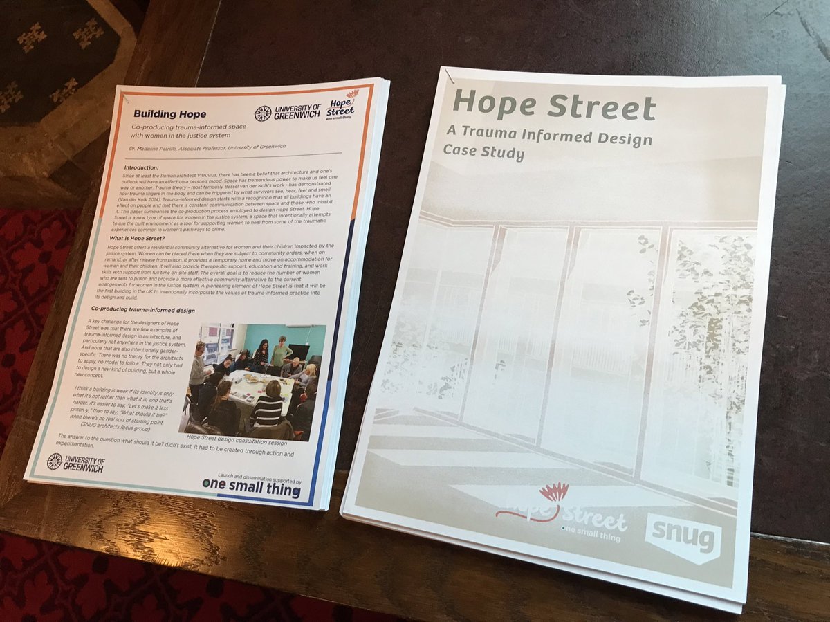 OSTCharity's tweet photo. Delighted to be in @UKParliament today with @ProbationMad &amp; @snugarchitects to launch new briefings on how #HopeStreet, our residential community for justice involved women, has been developed/designed/built to inform wholescale #systemchange https://t.co/SHKpdbc4Xn https://t.co/3Lxl1WprGP