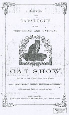 #CatsWinPrizes - Today we're sharing this image from the Catalogue of the Birmingham and National Cat Show, held at Old Wharf, Broad Street, 150 years ago this week. Do you have prize winning pets? Finding Number: B'ham Exhibitions D/1 #ThrowbackThursday <a href="/LibraryofBham/">LibraryofBirmingham</a>