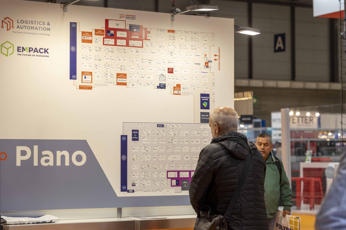 LogisticsSpain's tweet photo. Arranca el segundo día de Logistics and Automation Madrid 2023. 💥
¿Estás preparado? Te esperamos de 10:00h a 18:00h en el pabellón 7 de IFEMA
Obtén tu entrada gratuita en: https://t.co/lewPfrqoni
#empack&logisticsautomationmadrid #logisticsautomationmadrid2023 https://t.co/5YEhcrOpDS