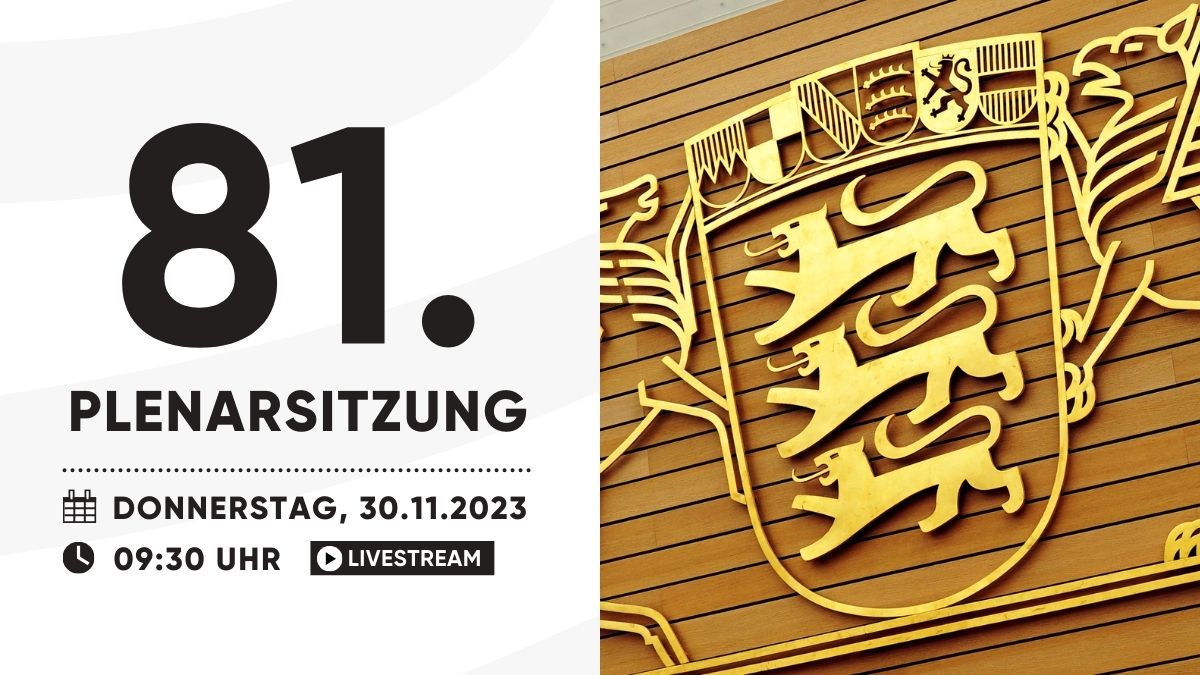 Landtag BW (@landtag_bw) on Twitter photo Um 09.30 Uhr 🕤 beginnt die 81. Plenarsitzung 🔔 im <a href="/Landtag_BW/">Landtag BW</a>.
📋 Zur Tagesordnung: fcld.ly/plenarsitzung81
👉 Hier geht's zum Livestream: fcld.ly/livestream
/Team LandtagBW Um 09.30 Uhr 🕤 beginnt die 81. Plenarsitzung 🔔 im <a href="/Landtag_BW/">Landtag BW</a>.
📋 Zur Tagesordnung: fcld.ly/plenarsitzung81
👉 Hier geht's zum Livestream: fcld.ly/livestream
/Team LandtagBW