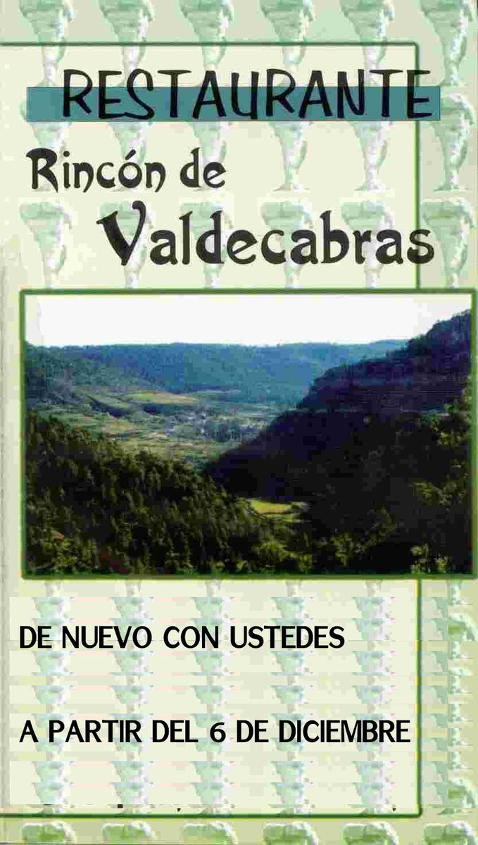Rincón d Valdecabras tweet media