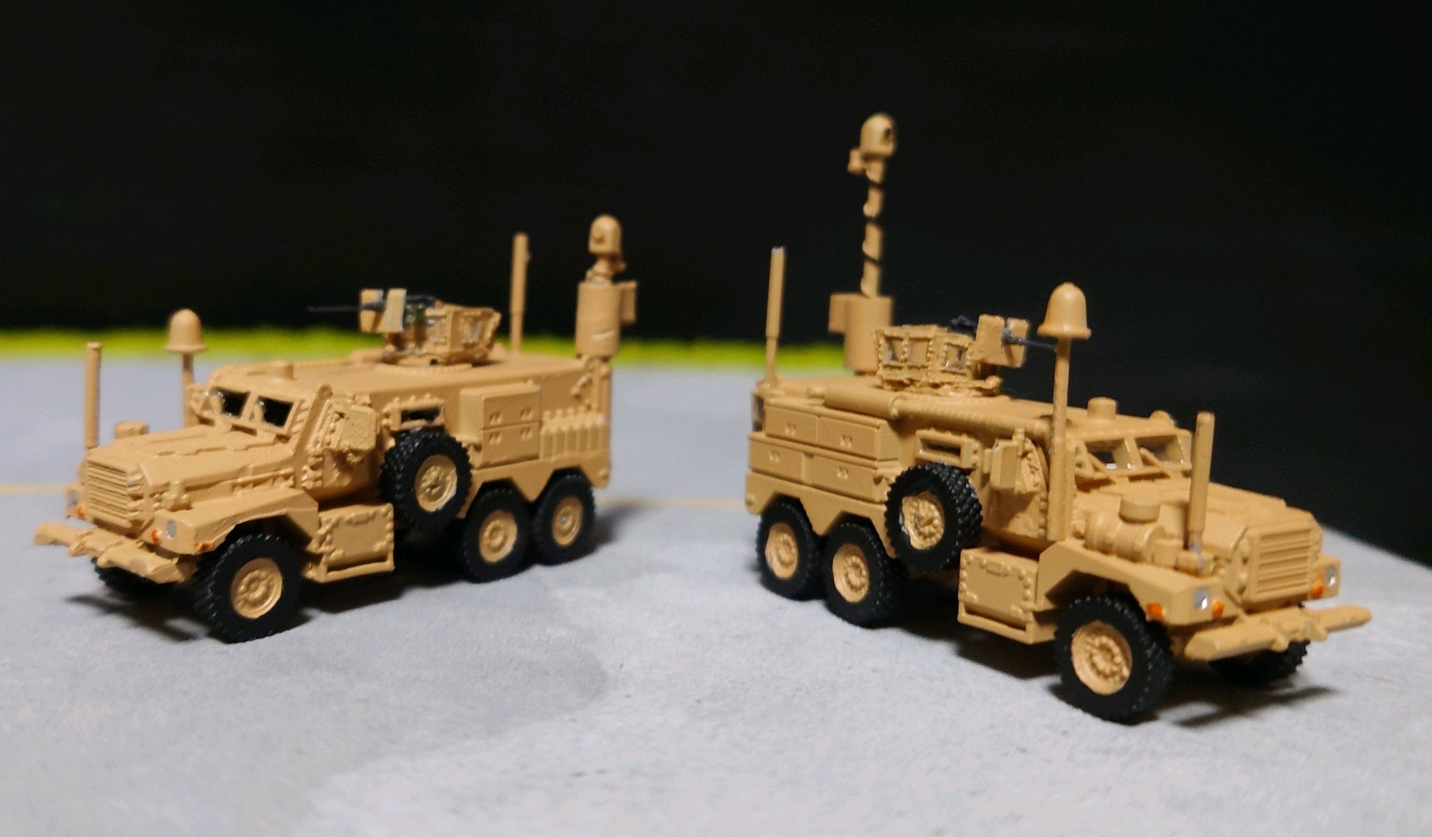 1/35 アメリカ軍 クーガー 6×6 MRAP 地雷廃除装甲支援車 組立塗装