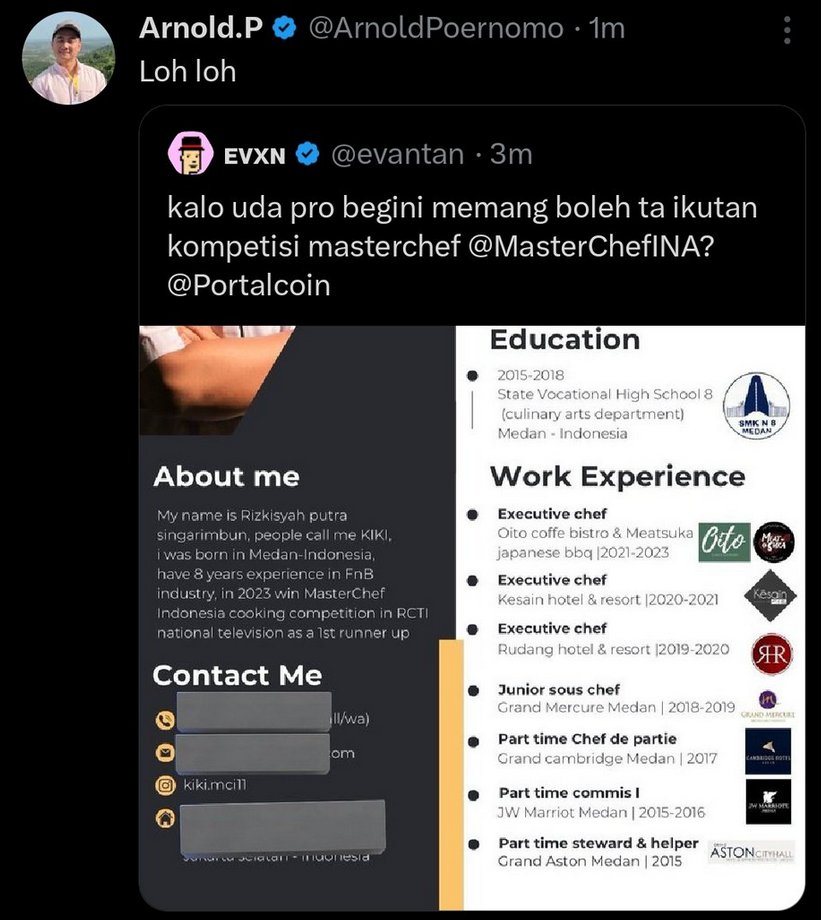 BREAKING: Belinda diduga terpaksa jadi juara karena kecolongan nembusin executive chef (Kiki) ke MCI 11 yang notabene kompetisi memasak amatir.

Menurut gw udah bagus kemarin diem aja. 

Sekarang netijen malah makin mempertanyakan kredibilitas semua yg terlibat dlm show tersebut.