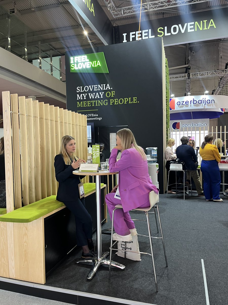 SloMeetings's tweet image. Good morning, world! 🌎 
Day #3 at #IBTMWorld in Barcelona is in full swing. If you haven't had the chance to meet us yet, head over to stand #H80 and let's chat about the best of #sLOVEnia.

#sloveniameetings #ifeelslovenia #eventprofs #meetingprofs