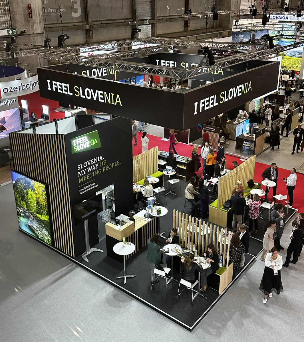 SloMeetings's tweet image. Good morning, world! 🌎 
Day #3 at #IBTMWorld in Barcelona is in full swing. If you haven't had the chance to meet us yet, head over to stand #H80 and let's chat about the best of #sLOVEnia.

#sloveniameetings #ifeelslovenia #eventprofs #meetingprofs