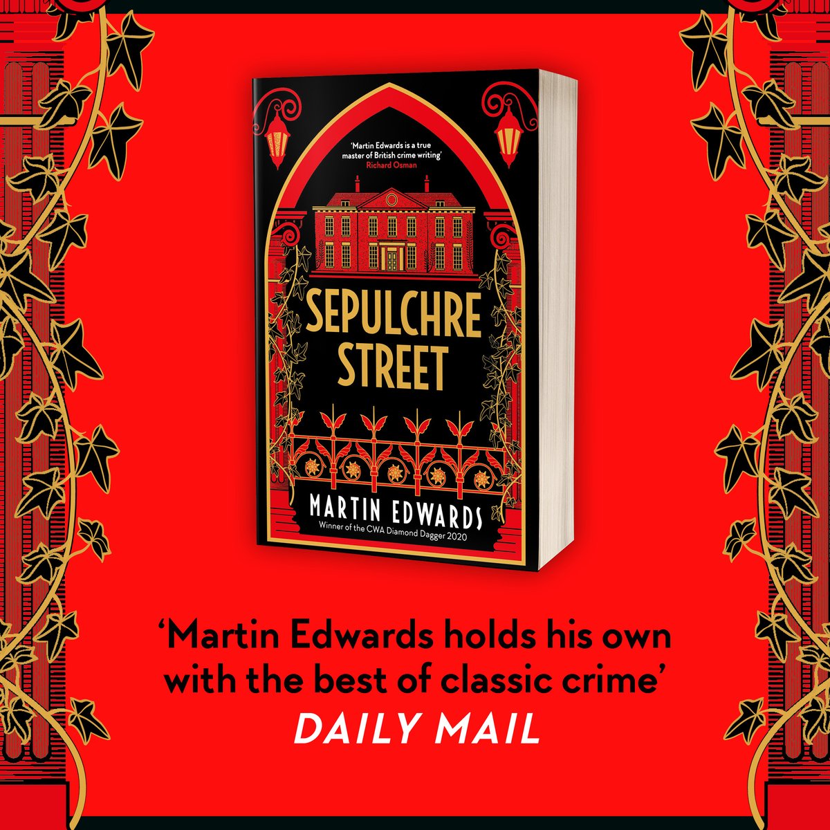 'A cleverly plotted, witty whodunnit which transports you to a roller-coaster ride in 1930s London' ⭐⭐⭐⭐⭐ 
 
#SepulchreStreet is the ultimate glamorous, gothic mystery from <a href="/medwardsbooks/">Martin Edwards</a>!

Coming in paperback: amzn.to/40BpcRt