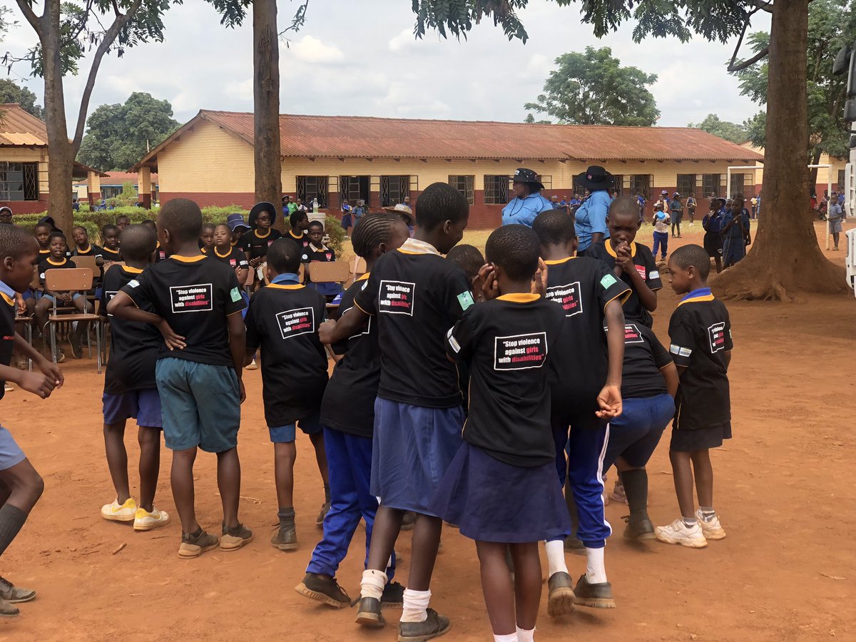 Oda_CT's tweet photo. #currentaffairs - Today @LCDZim in partnership with @ActionAidZim, @FAWEZim &amp; @FACTzim commemorates #InternationalDisabilityDay at Wadzanai Primary School in Shamva.

The event being held right before schools close was made possible thanks to @PPLUK @PostcodeLottery 

#StopGBV https://t.co/ohqe9JlGeO
