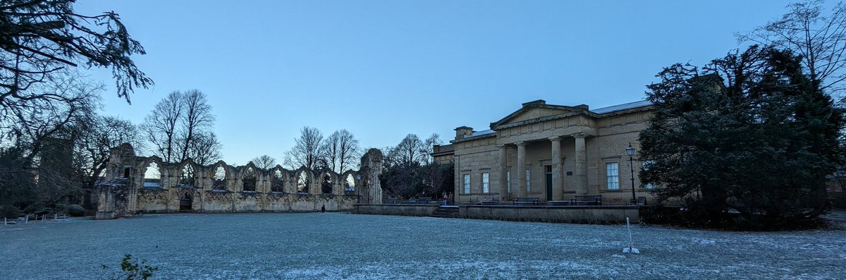 Good morning <a href="/YorkshireMuseum/">Yorkshire Museum</a>. Looking pretty good today