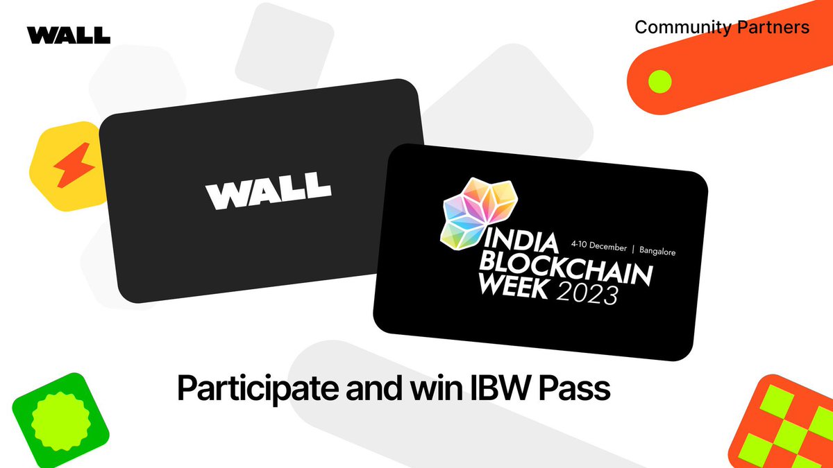 ⚡️Giving away a FREE Ticket to @IBWofficial in next 24hrs If you are anywhere in India and want to be in the midst of web3 happenings, you don’t wanna miss this! ❤️Like, QT this post with why you want to attend #IBW