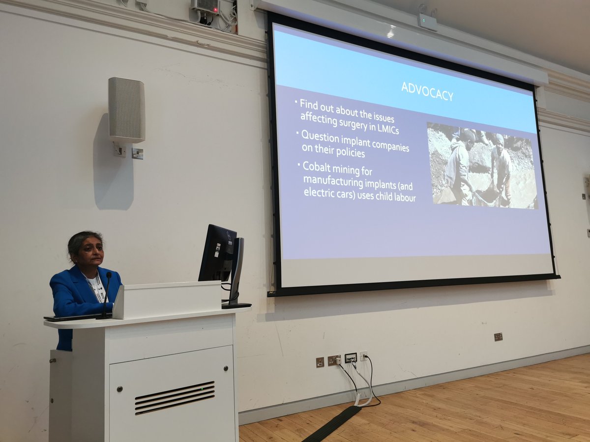World Orthopaedic Concern UK (@orthoconcern) on Twitter photo Miss Deepa Bose kicking off the WOC session starting now at the RSCedin!! 🌎
<a href="/deepamusafir1/">Deepa Bose (she/her)</a>
"Much of the world's colbolt is mined with child labour... ask your implant companies where the colbolt in their implants comes from"
#BOTAAC23 Miss Deepa Bose kicking off the WOC session starting now at the RSCedin!! 🌎
<a href="/deepamusafir1/">Deepa Bose (she/her)</a>
"Much of the world's colbolt is mined with child labour... ask your implant companies where the colbolt in their implants comes from"
#BOTAAC23