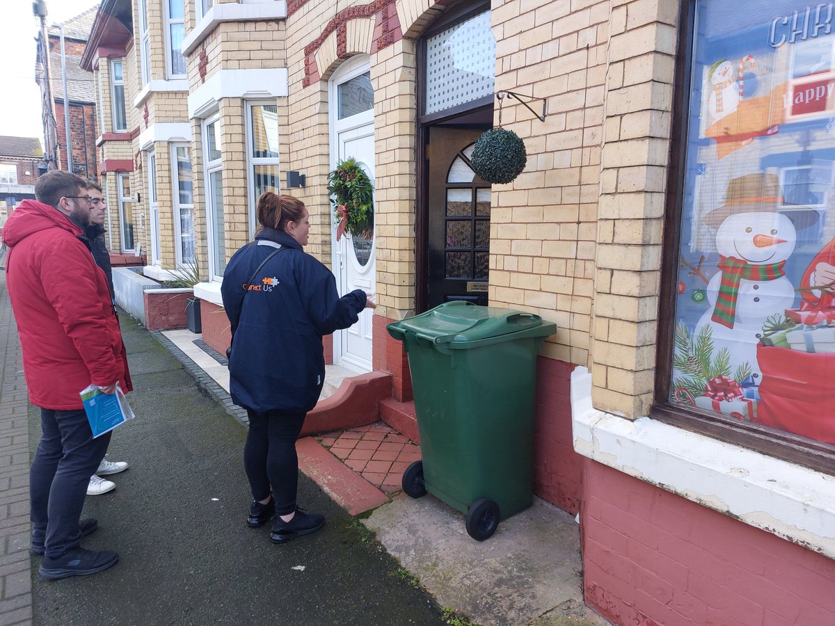 INVOLVENW's tweet photo. On behalf of Connect Us I’m delighted to announce the following outcome from our Community Door Knock in Liscard on 29/11/2023 🧡

Number of doors knocked: 575
Number of doors answered: 140
Number of ‘Good Neighbour’ stickers issued: 91
Number of #Spare5 conversations had: 91
🧵 https://t.co/MjRM6XaEYe
