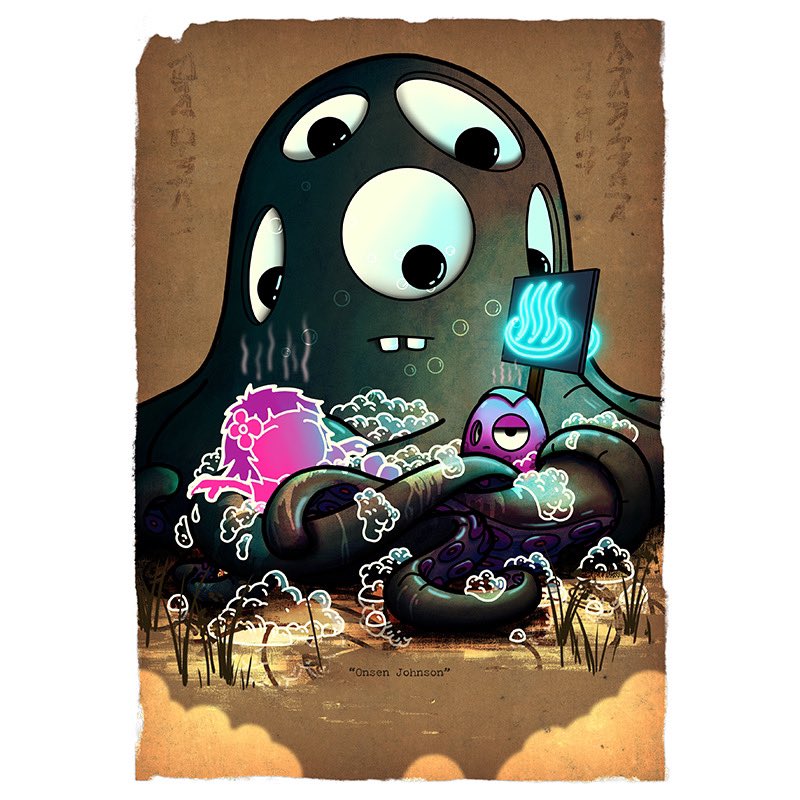 Last day of my Burobbu month. All prints  1/2 price for 24 hrs! tomlewis.co.uk/mysterious-bur…