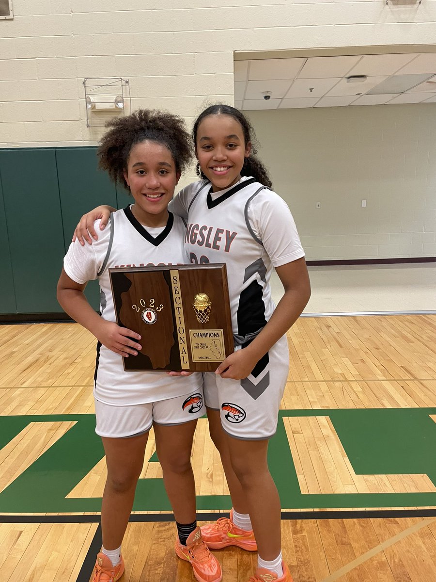 Sectional Champions!! So proud of my team and now, 2nd year in a row, we are headed to STATE! Excited this year I get to do it with my sister by my side 🏆

#GoCougars #KJHS7thGrade
#AlannaRobinson #23 #ClassOf2029
#NilahRobinson #32 #ClassOf2030