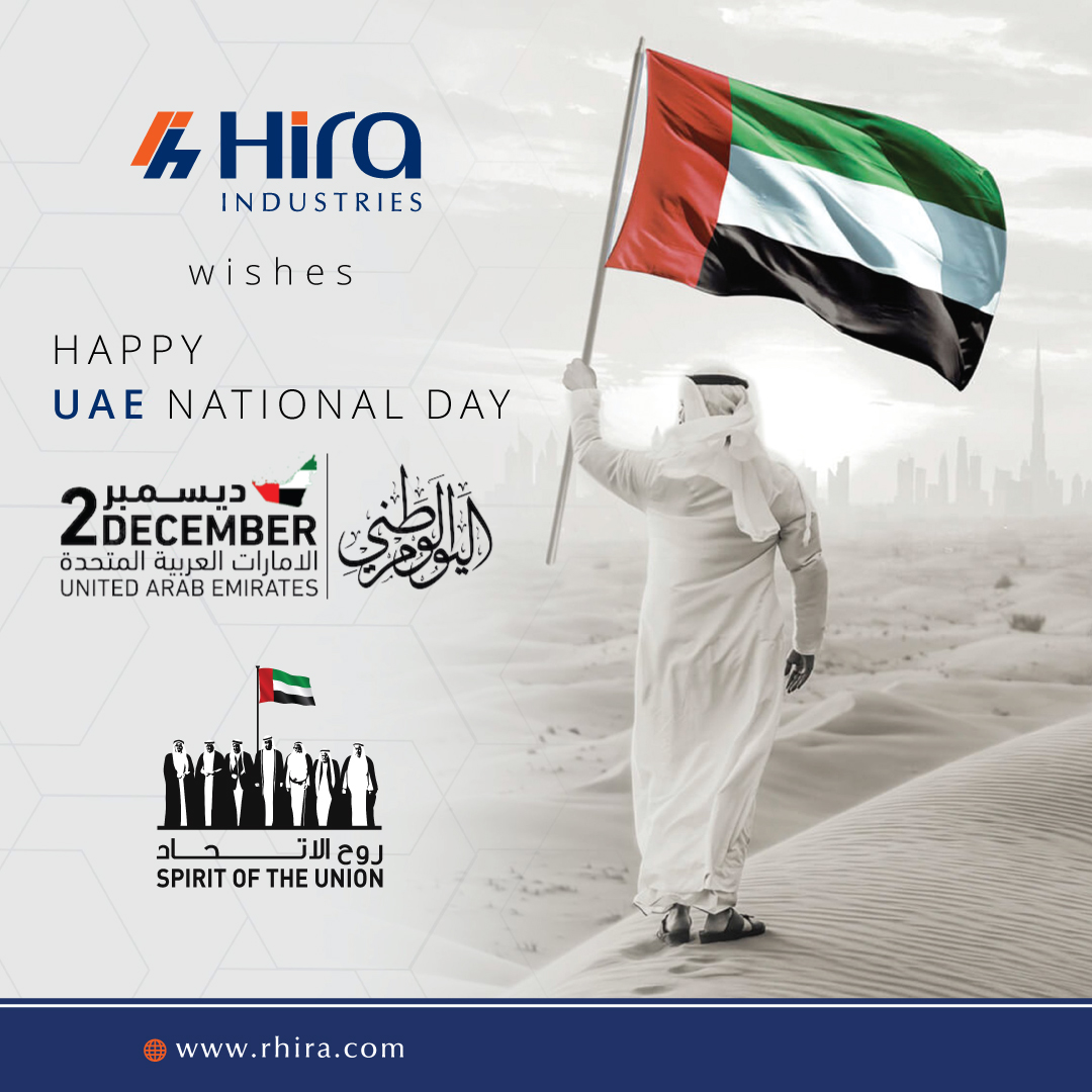HiraLLC's tweet photo. As the radiant colors of the #UAE flag paint the skies, we join in the celebration of the spirit that unites us. We reflect on the journey of our nation, marked by resilience, progress &amp; a shared vision for a flourishing future. Happy UAE National Day. #uaenationalday #greetings https://t.co/RUHCPKnmON