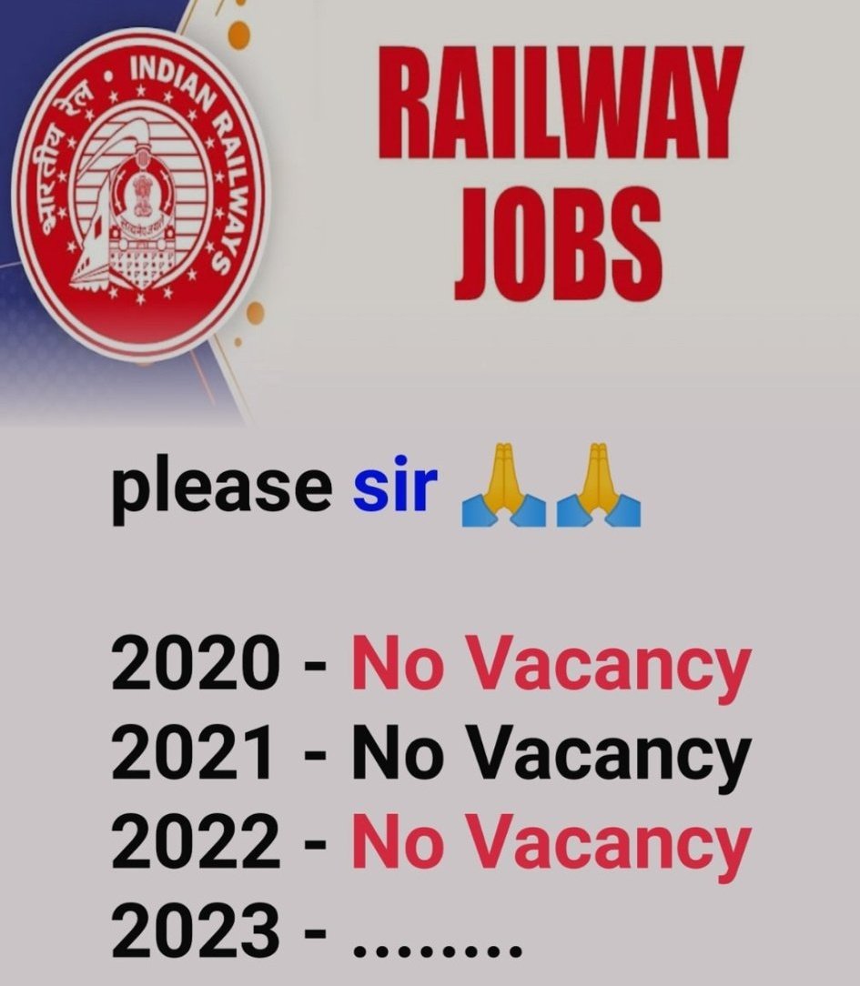 बच्चों की बातो को इस तरह नजरंदाज करना 2024 में आपको बहुत भारी पड़ सकता है मोदी जी..!!😡
#Modiji_Railway_Vacancy_Do
<a href="/AshwiniVaishnaw/">Ashwini Vaishnaw</a> 
<a href="/narendramodi/">Narendra Modi</a> 
<a href="/PMOIndia/">PMO India</a> 
<a href="/RahulGandhi/">Rahul Gandhi</a>