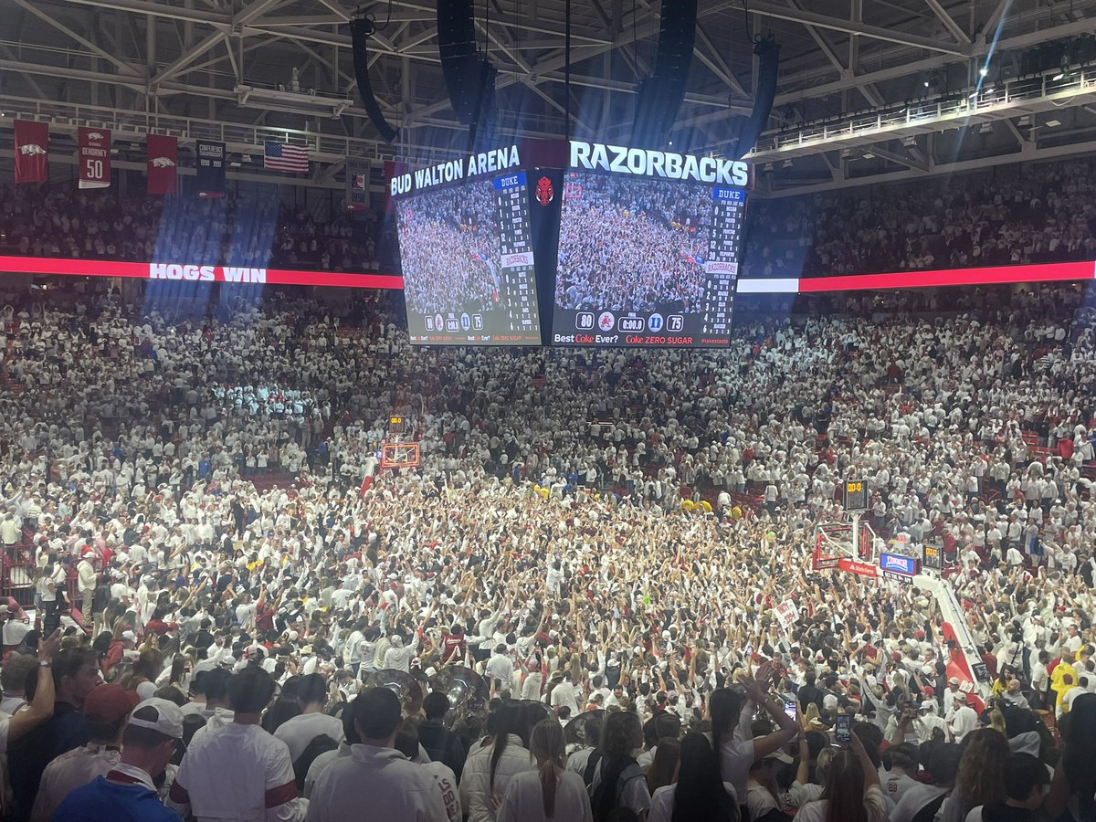 Scenes from Bud Walton Arena…