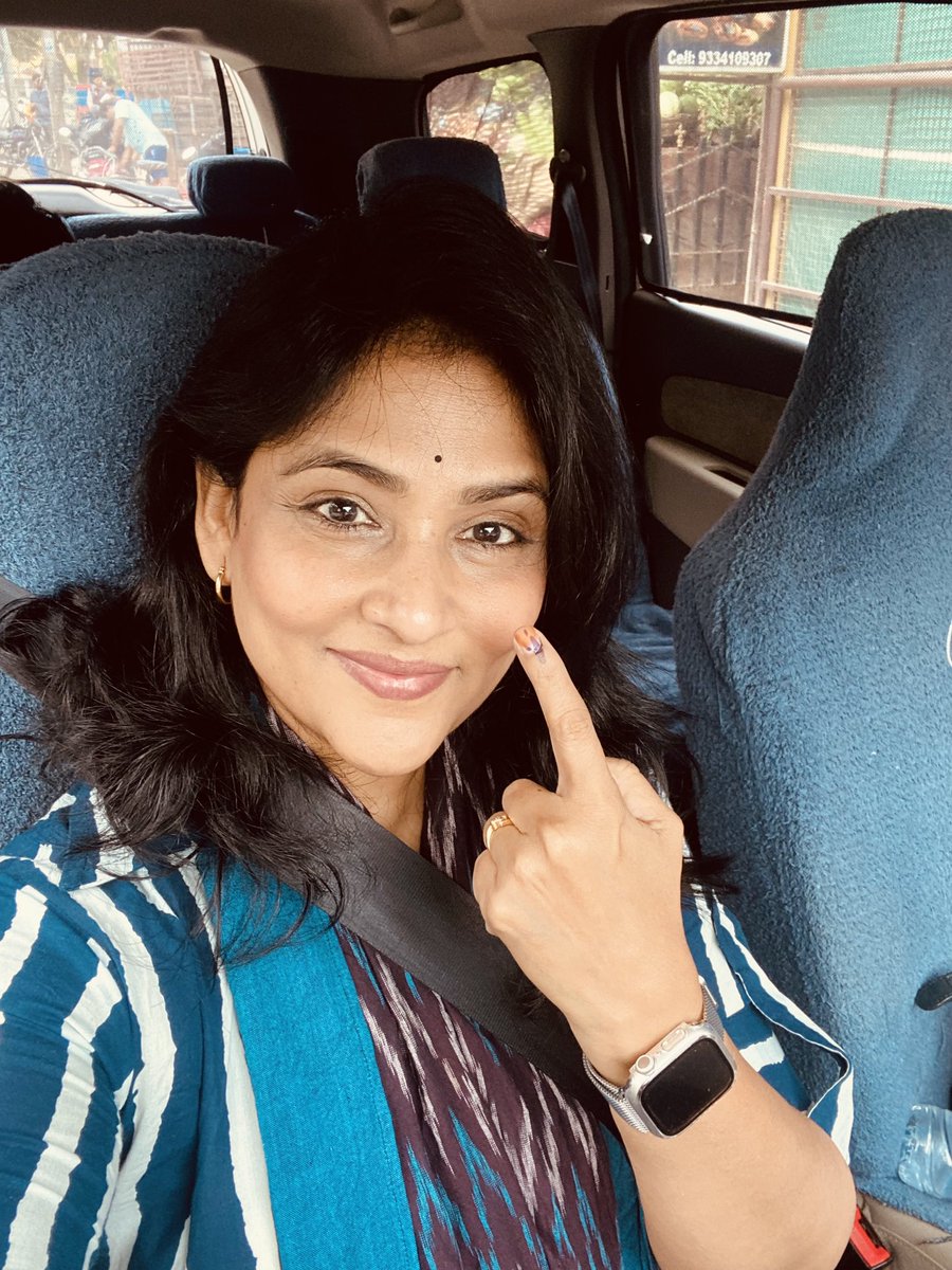 Inked for a brighter future. 

Vote 🗳️ is just not a Right but a Responsibility. 👍🛗

#Telangana #Elections2023 #Votingday