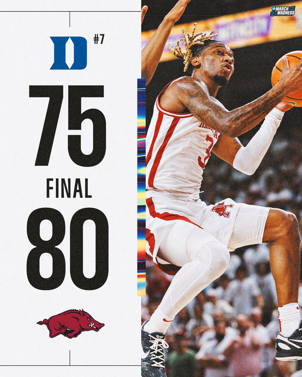 ARKANSAS TAKES DOWN NO. 7 DUKE 🐗

The Razorbacks defeat the Blue Devils in front of a record crowd in Fayetteville 😤