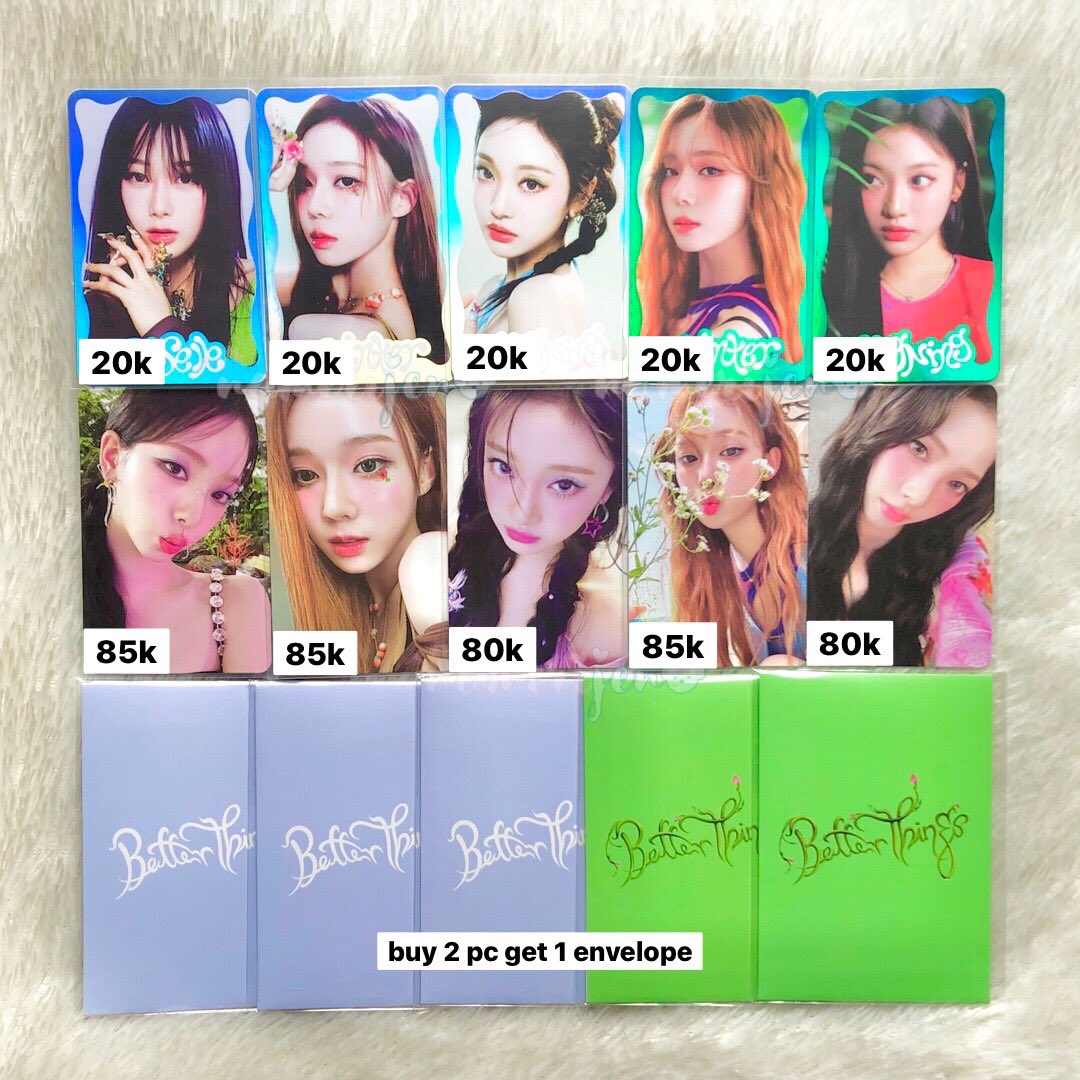 Aespa Photocards Aespa Better Things TRADING CARD – A B Ver. Photo