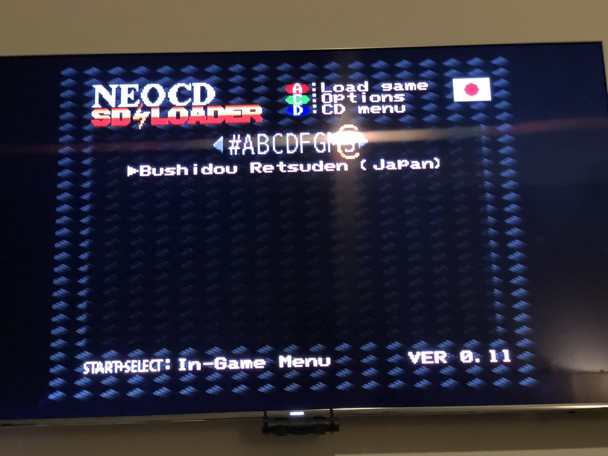 rain2xx's tweet photo. Testing out the new Eng Translation for Samurai Showdown RPG by @PricePartDeux , Justin, Pennywise, and combustocrat. This is on a NGCD with SDLoader. Make sure you are on 0.11 FW and the hash and CRC matches the readme file. This is amazing. #samshorpg https://t.co/30iJzwxgXv