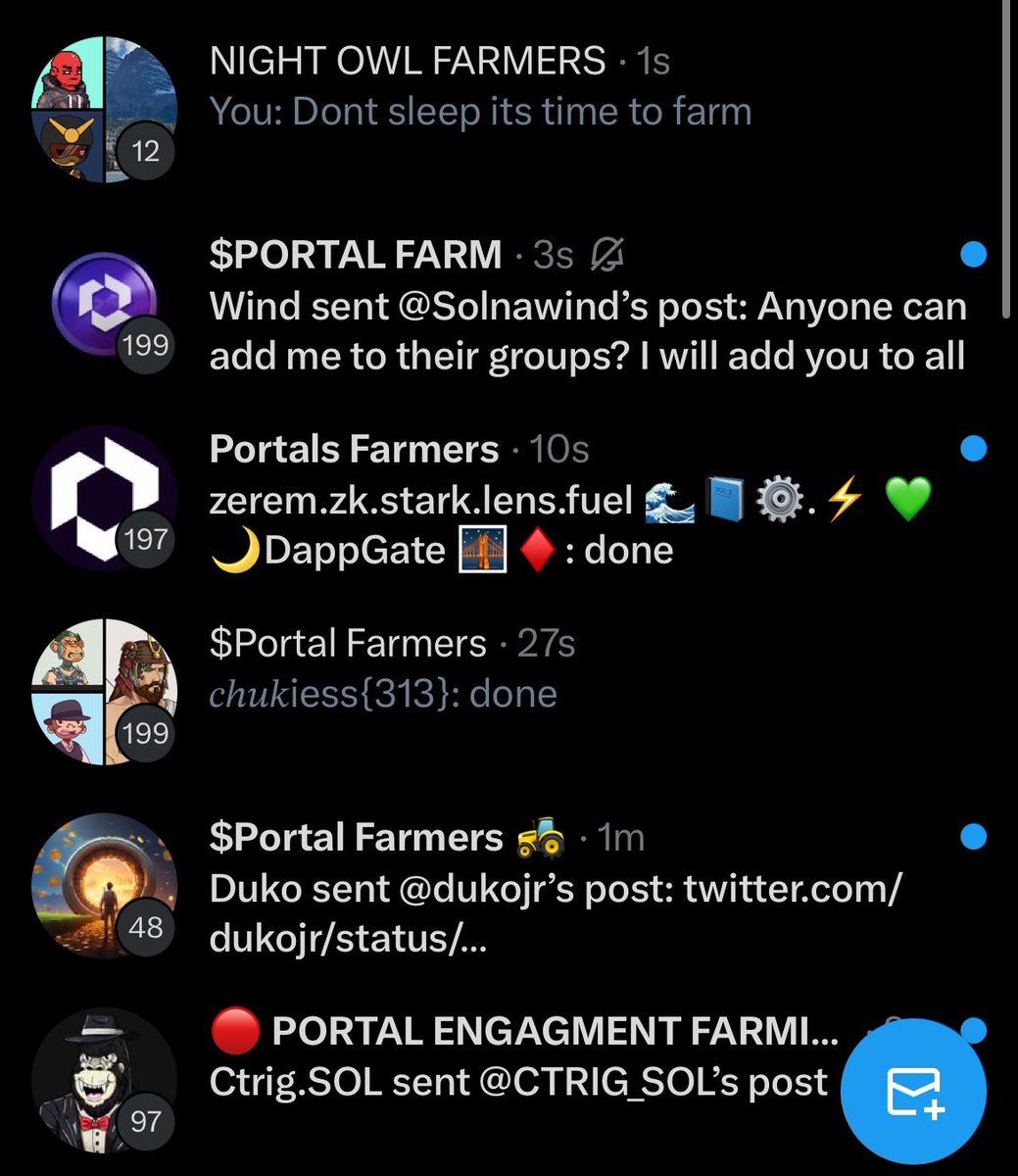 Missing out on a FARM group? Join in! 
Like, RT, and  LEAVE A COMMENT BELOW to get you on board 🚀

🔄 Let's hustle for that <a href="/Portalcoin/">Portal</a> grind together! 💪🌐