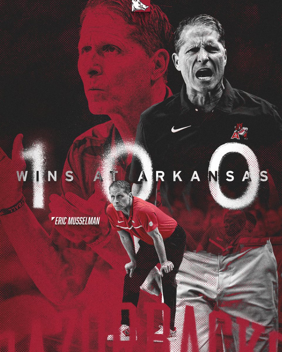 💯 wins as an Arkansas Razorback